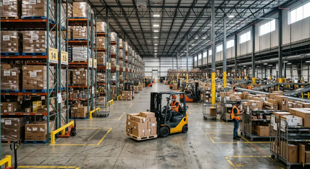 UK Warehouse Interior Wide Image